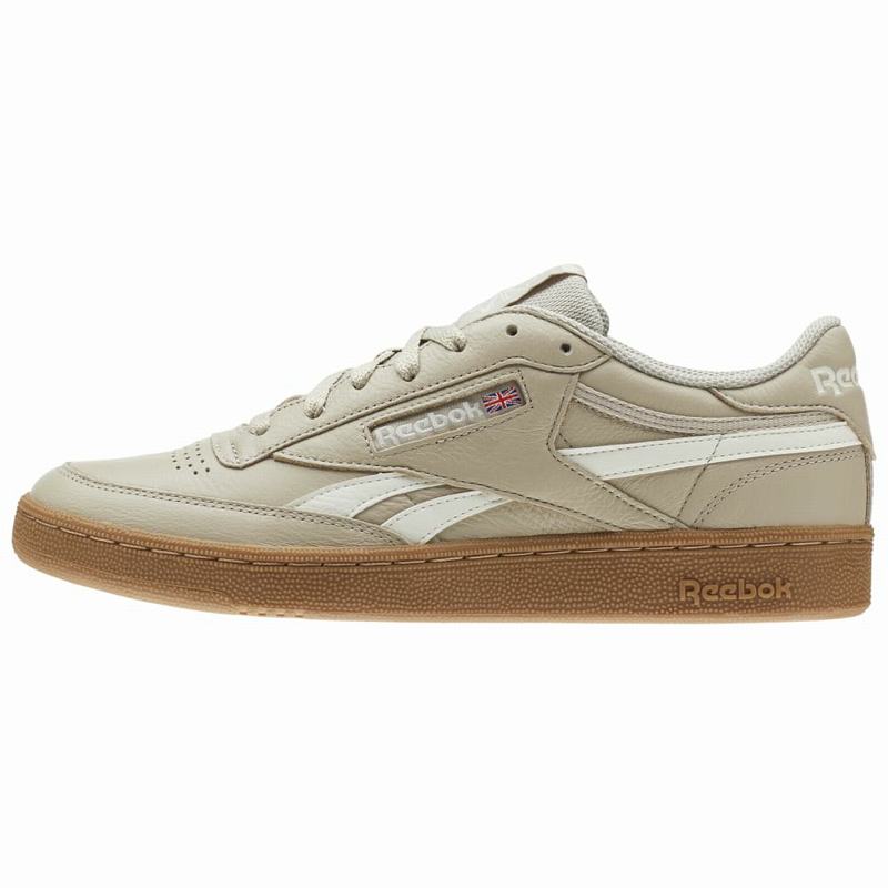 Tenisi Reebok Revenge Plus Indoor Barbati Bej/Albi Romania VM7937IY